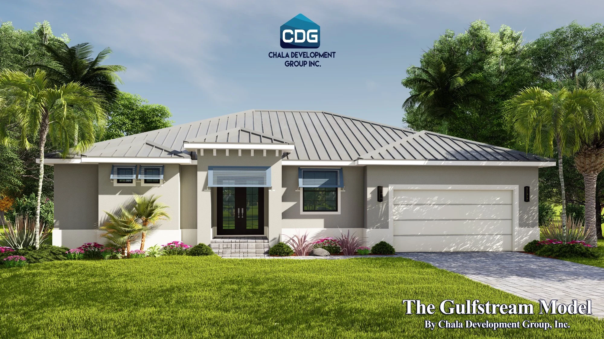 Gulfstream model home builder brochure — professional homebuilder marketing materials
